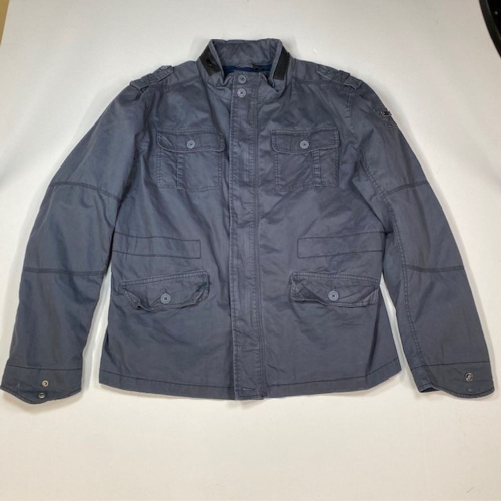 Brandit Britannia Jacket Mens XL Indigo Military‎ Style Field Coat